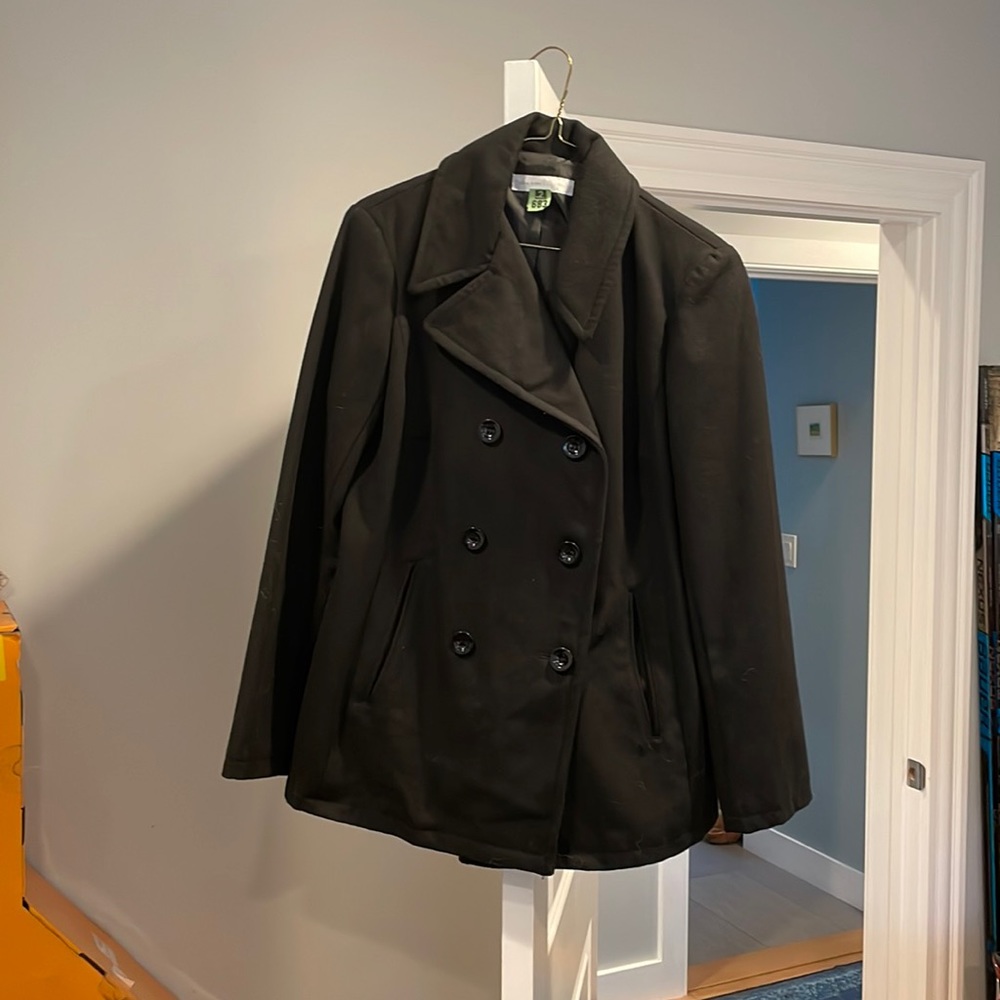 Pea coat. Womens